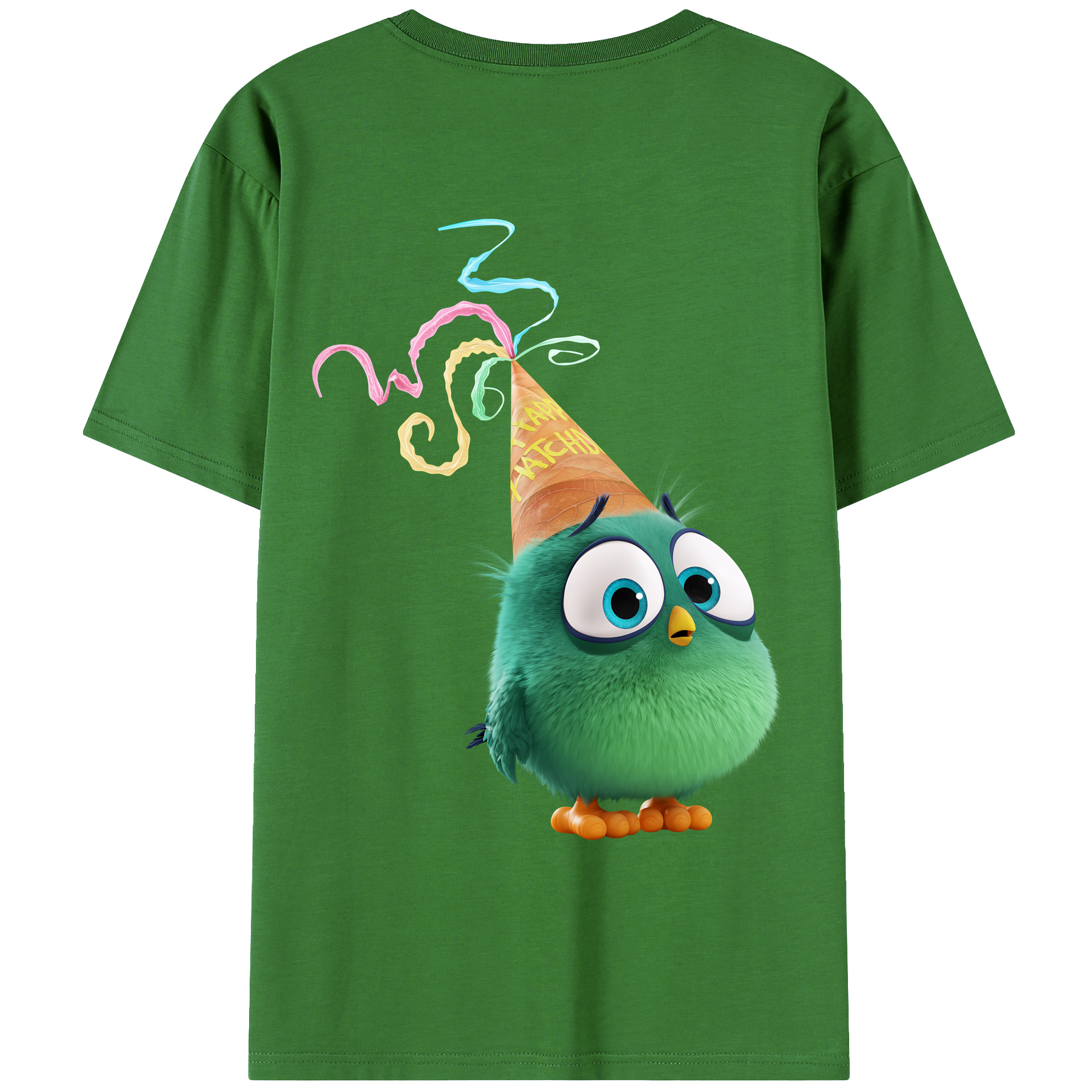 （画像用） Angry Birds アングリーバード レディース半袖Tシャツ(バックプリント)
